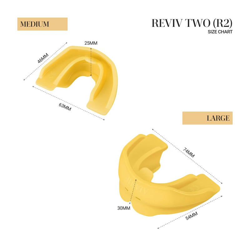 [Australia] - Reviv R2 Mouth Guard for Teeth Grinding & Clenching (Large) – Soft Silicone Night Guard, Pre-Formed Fit, Case Included – for Standard & Wide Jaws Large (Adults) 
