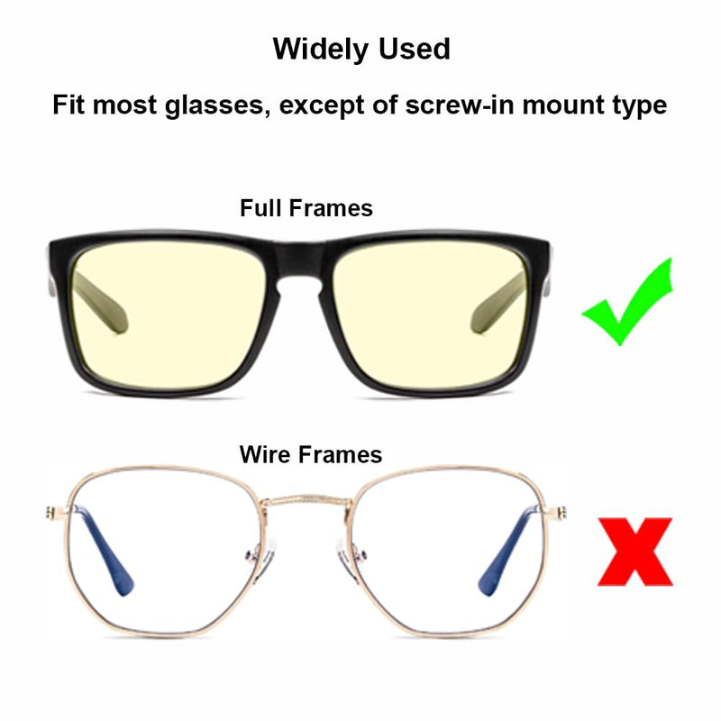[Australia] - Eyeglass Nose Pads, Soft Silicone Adhesive Nose Pads for Glasses, 3.2mm Heighten Anti-Slip Air Chamber Glasses Nose Pad for Full Plastic Frames, 12 Pairs (Clear) 3.2mm Clear 