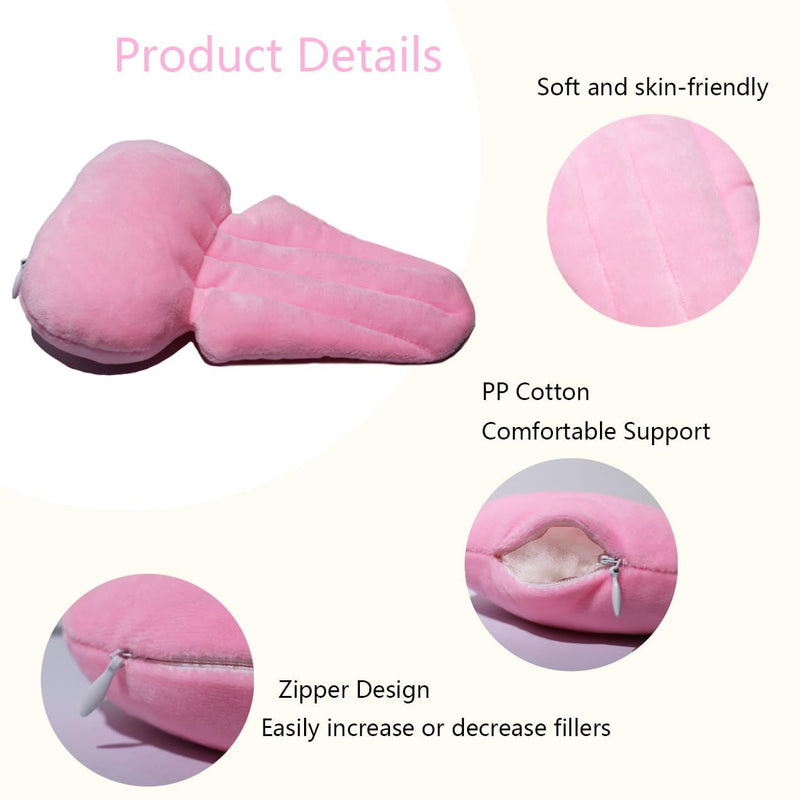 Lymphedema Axilla Pillow Mastectomy Recovery Pillow Breast Pillow Post Surgery Pillow for Cancer Lumpectomy Surgery Recovery Post-Surgery Underarm Pillow Armpit Pain Relief (2pc) (Pink) Pink