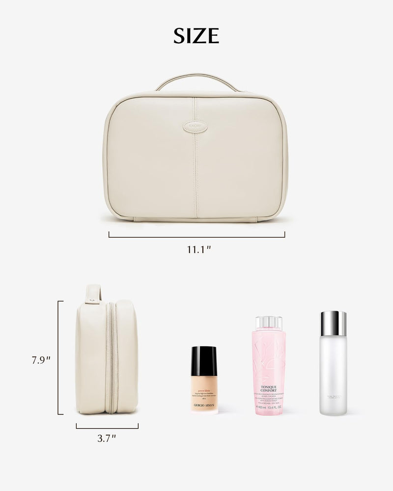 EACHY Travel Toiletry Bag& Clear Makeup Bag