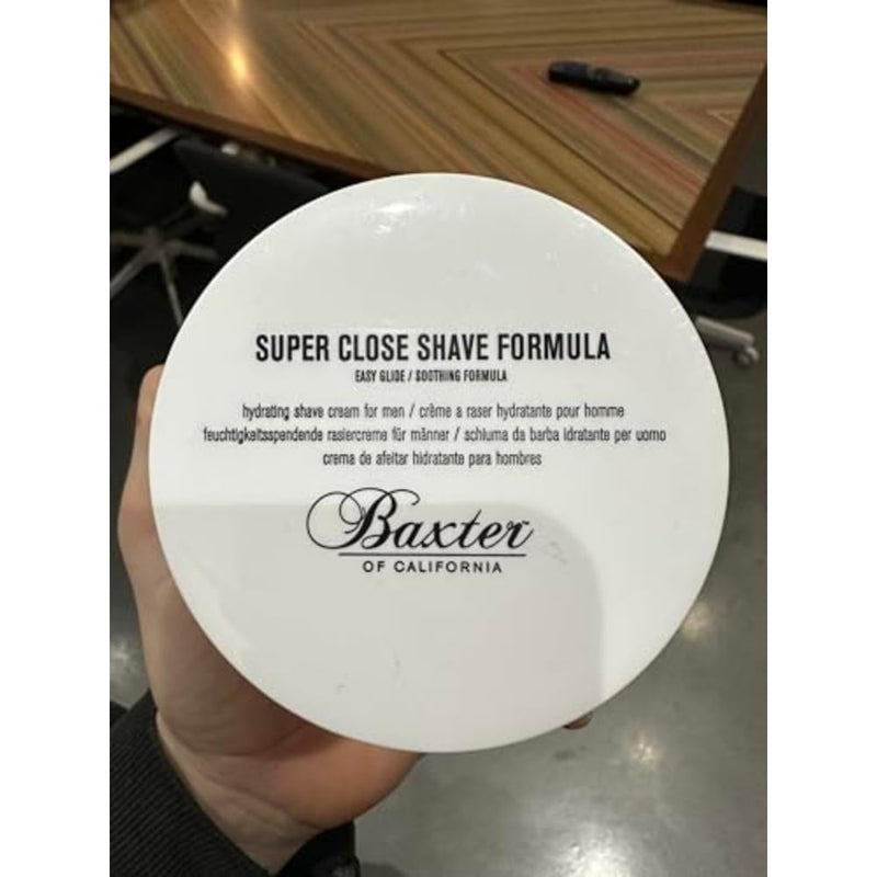 Baxter of California Super Close Shave Formula for Men | Easy Glide| Soothing Formula | Tea Tree Oil, Witch Hazel & Peppermint 8 Fl Oz (Pack of 1)