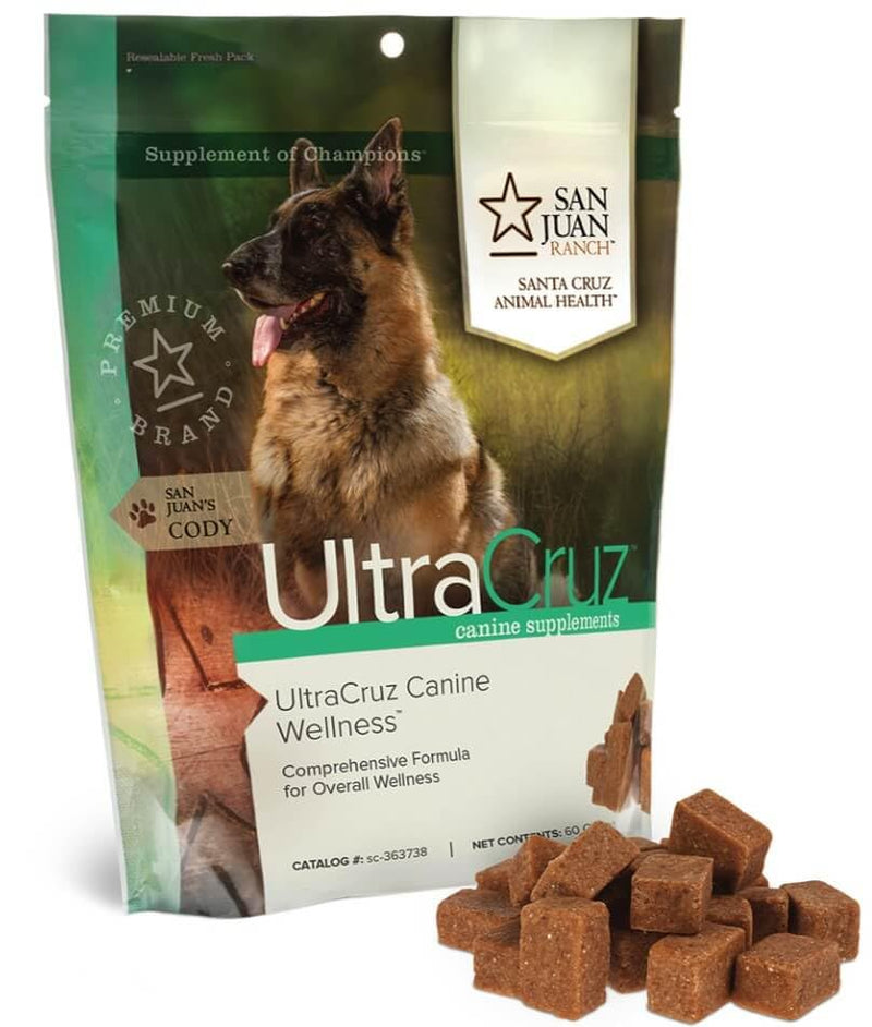 UltraCruz Canine Wellness Supplement for Dogs, 60 Tasty Chews - PawsPlanet Australia