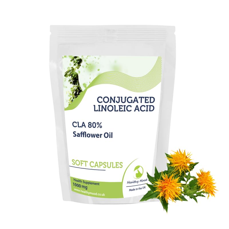 Conjugated Linoleic Acid 1000mg CLA 80% 250 Soft Capsules - Choose Your Packet Size - LetterBox Friendly UK Fast Delivery -