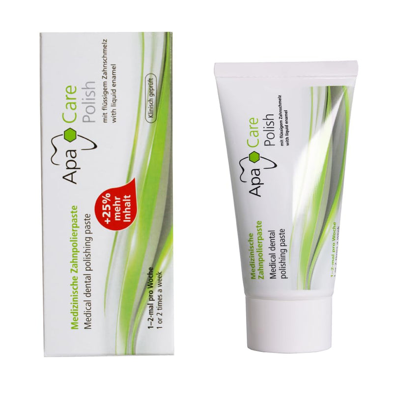 [Australia] - Apa Care Polish 3 tubes | For removing plaque from teeth through coffee, tea and red wine | With medical hydroxyapatite | liquid tooth enamel | For radiantly white teeth | 3 x 25ml 