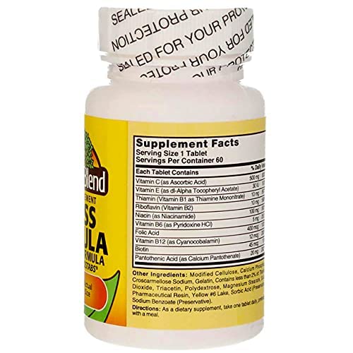 Nature's Blend Stress Formula Vitamins 60 Tabs, 079854201000