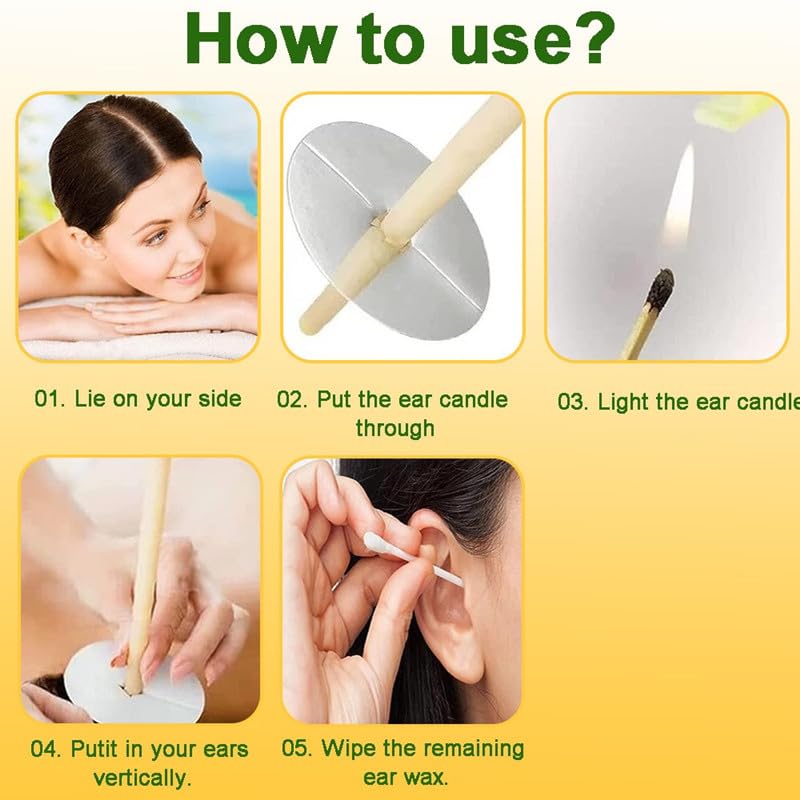 [Australia] - 20 PCS Home Ear Wax Removal Kit, Ear Wax and Dandruff Cleaning Tool with Cotton Swabs, Spacers and a Nice Storage case. 