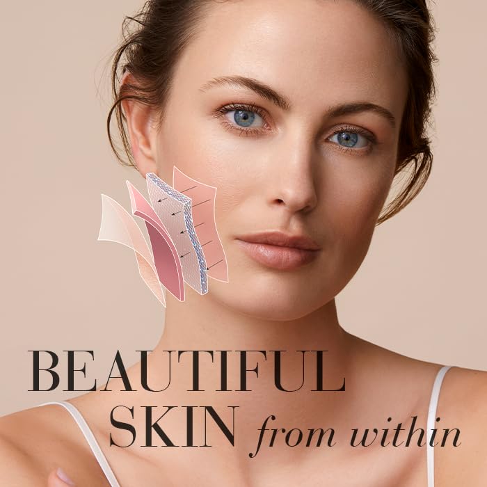 New Nordic Hyaluronic Shot with Marine Collagen Supplement to Improve Skin Elasticity & Reduce Wrinkles, Ready to Drink, Citrus Flavour, 15 Sachets Hyaluronic Shot High - 15x Marine Collagen