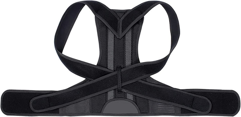 Back Brace Posture Corrector, Adjustable Posture Back Brace Support Shoulder Straightener Trainer Waist Belt Upper and Lower Back Pain Relief for Men Women Body Correction(4X-Large/50-54)