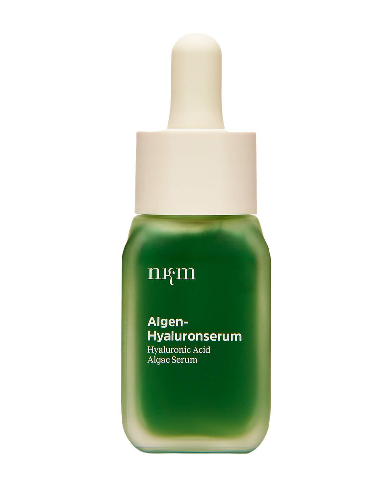 [Australia] - nkm Naturkosmetik München Algae hyaluronic serum - 30 ml - Facial serum with hyaluronic acid - Moisturizes - Vegan - For all skin types - Dermatologically tested 