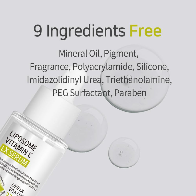APLB Liposome Vitamin C LX Serum | LIPO LX VITA CEN™ 33.2% 1.35 FL.OZ/Korean Skincare, Efficient absorption, Dark spots, Elasticity Care, Revitalize for gentle and improve skin texture