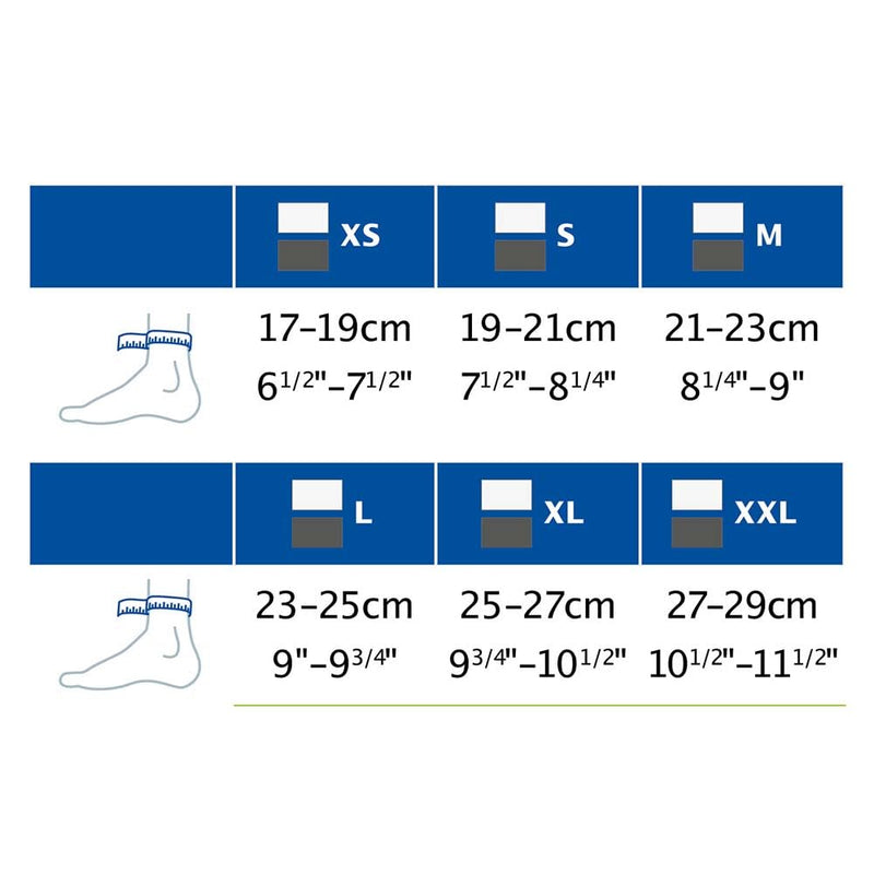 [Australia] - Actimove Professional TaloMotion Ankle Support | Slip-On Compression Ankle Brace for Sprained Ankle, Achilles Tendonitis, Postoperative Care, & Lateral Ligament Injury | Unisex, Charcoal, Left, 2X-Large 