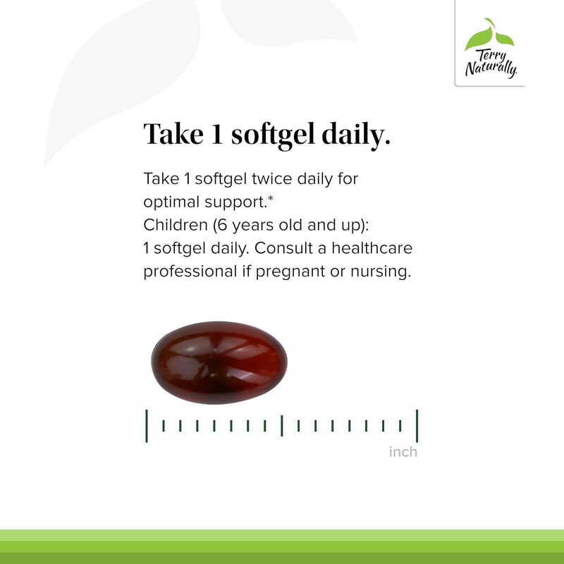 Terry Naturally Bacteril - Intestinal and Microbial Balance - 30 Count | Intestinal Comfort and Microbial Balance Support. 30 softgels.
