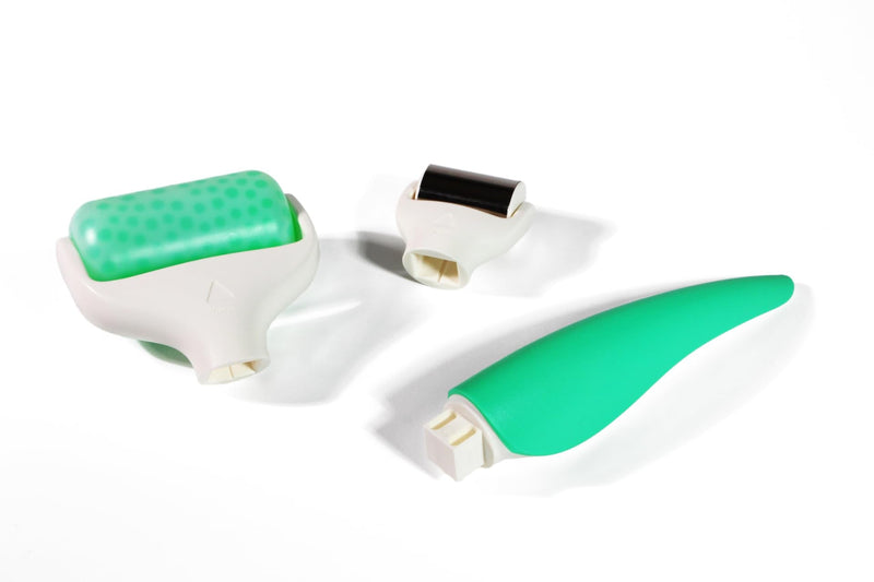 [Australia] - Phoenix's Beauty Ice Roller for Face, Eyes & Neck | Cryotherapy | 2-in-1 Facial Roller | Puffiness Reduction & Skin Revitalization | Skin Care Tools Green 