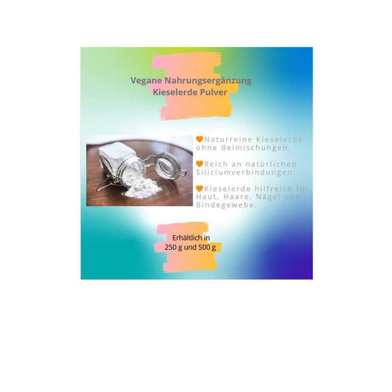 [Australia] - Silica powder 250 g - Barbara Seitz - finely ground, silicon for skin, hair and strong nails 