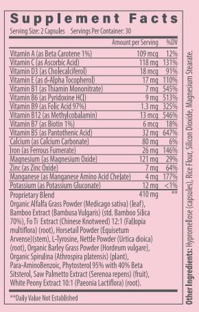 [Australia] - Kerotin Hair Growth Vitamins for Natural Longer, Stronger, Healthier Hair - Hair Loss Supplement Enriched with Biotin, Folic Acid, Saw Palmetto - Hair Vitamins to Grow Thick Hair - 60 Pills (1) 1 