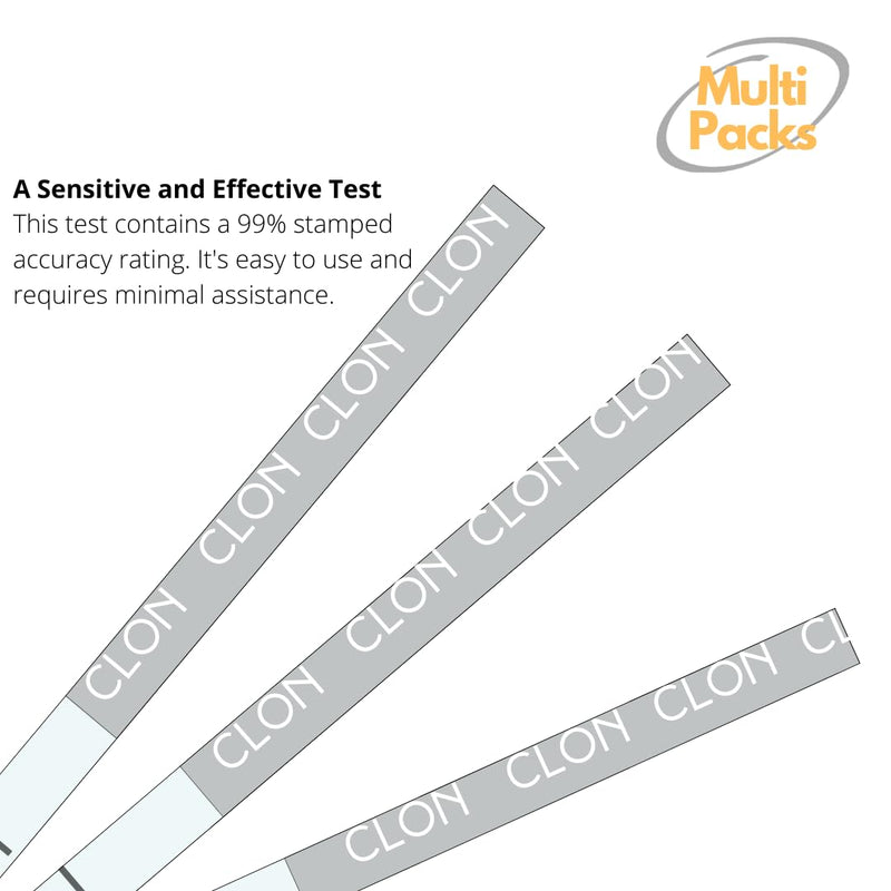 [Australia] - 12 Panel Now - CLON Urine Test Strips - Clonazepam One Step, Rapid Detection, Easy to Use Kit, Easy-Read, Fast and Accurate Results Displayed in as Little as 5 Minutes [25 Pack] 