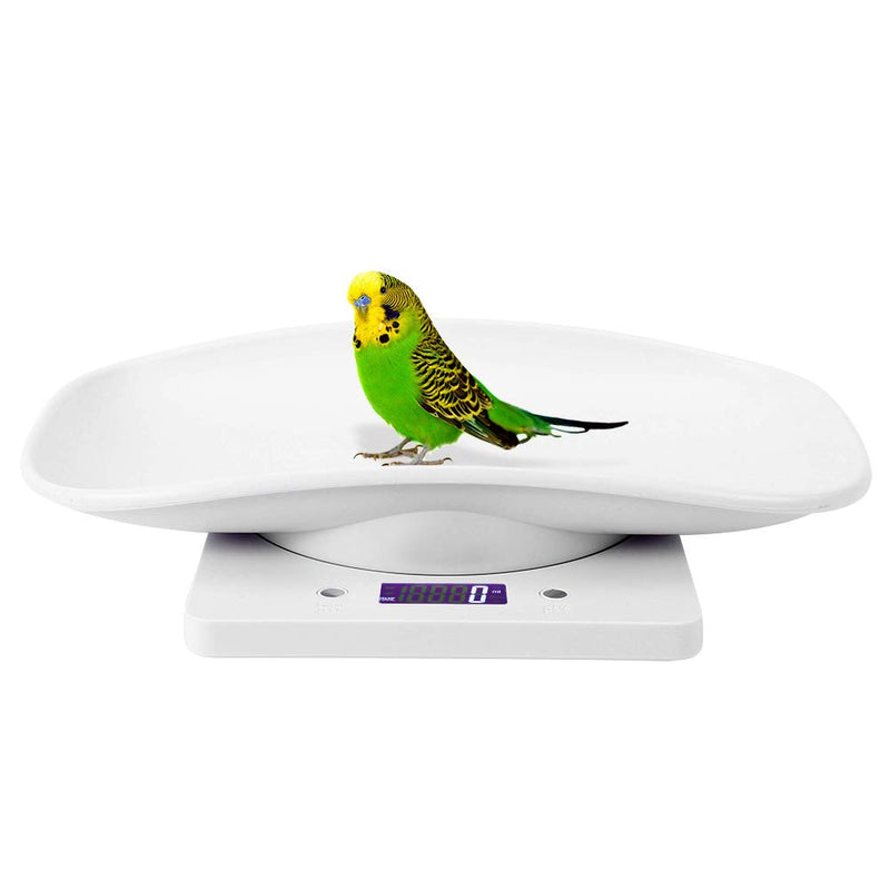 [Australia] - Fdit 10kg/1g Digital Small Pet Weight Toddler Scale Infant Scale Measure Babies Pets Accurately for Cats Dogs Measure Tool Electronic Kitchen Scale 