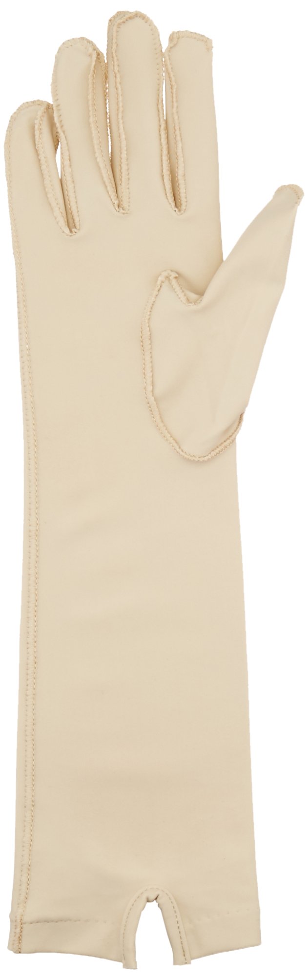 Rolyan Forearm Length Right Compression Glove, Full Finger Compression Sleeve to Control Edema and Swelling, Water Retention, and Vericose Veins, Covers Fingers to Forearm on Right Arm, Small