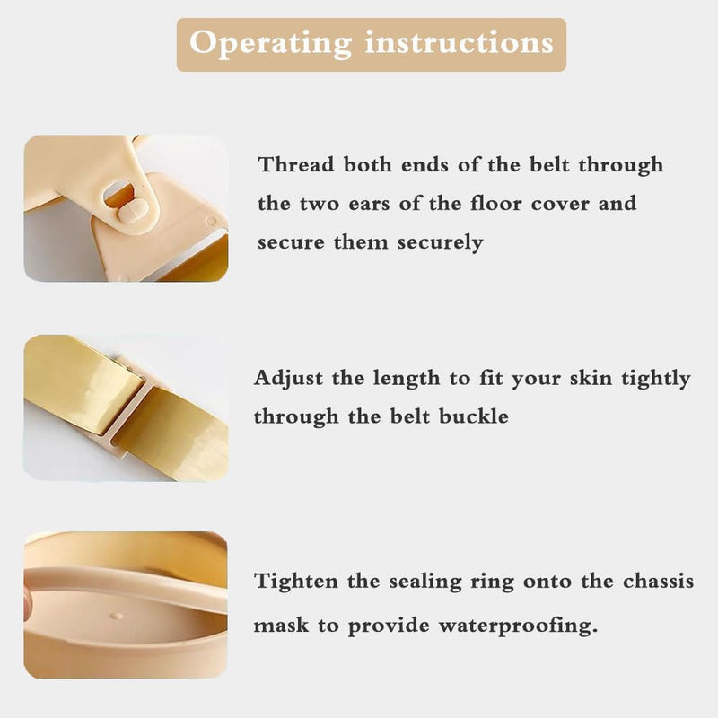 [Australia] - Ostomy Shower Cover Ostomy Supplies for Shower Protection of Colostomy (Skin) Skin 