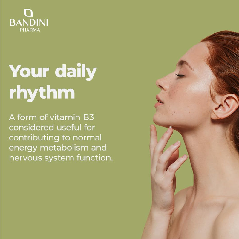 Bandini® Liposomal NAD+ 120 Vegan Capsules | NAD Supplement Nicotinamide Riboside Chloride + Quercetin, Resveratrol, Coenzyme Q10 | Cellular Energy & Healthy Aging Support, 1100mg per dose | Non-GMO