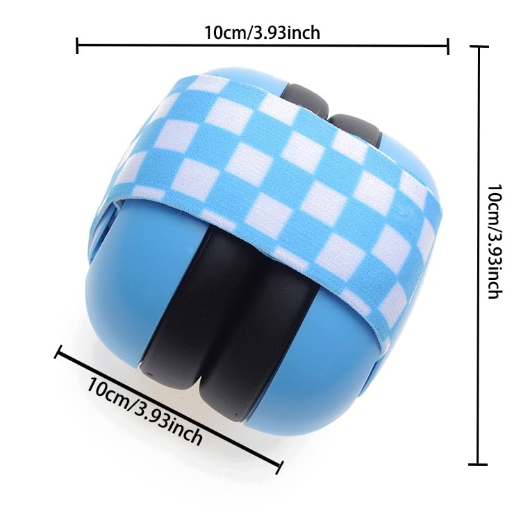 [Australia] - PandaEar Baby Ear Protection, Noise Cancelling Headphones EarMuffs for Babies & Toddlers 0-3 Years Blue 