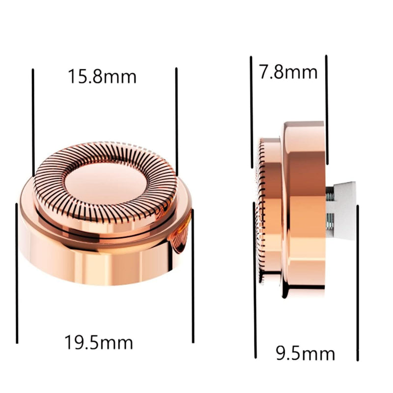 [Australia] - Replacement Heads For Finishing Touch Flawless Facial Hair Remover,Women Hair Removal Shaving Head First Generation (6PCS, GEN 1) 6PCS 