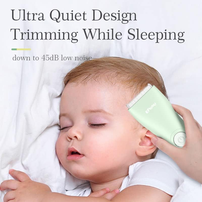 [Australia] - Baby Hair Clipper, Quiet Hair Trimmer for Kids and Children, Waterproof Rechargeable Cordless Haircut Kit for kids 