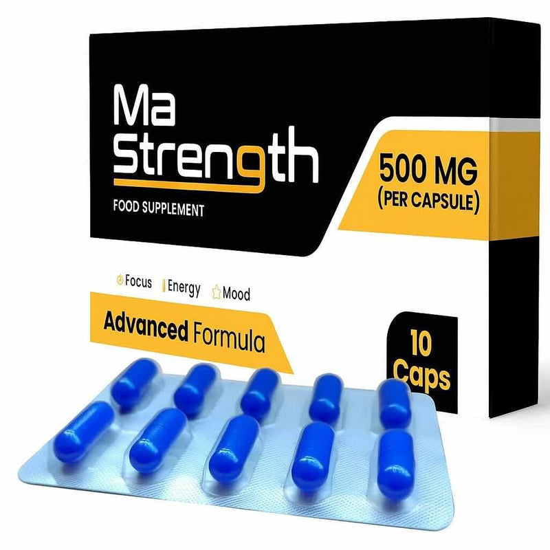 [Australia] - Force, Endurance and Vitality with Horny Goat Weed, Tongkat Ali, Ginseng and Maca Root. Long Lasting Activity Performance Support for Men (10 Capsule Package) 