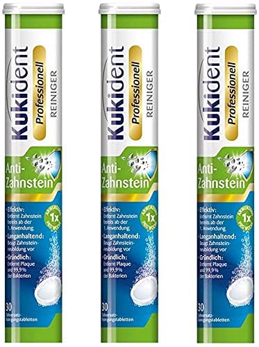 [Australia] - Kukident Professional Anti-Tarter - 3x30 denture cleaning tablets for the teeth 