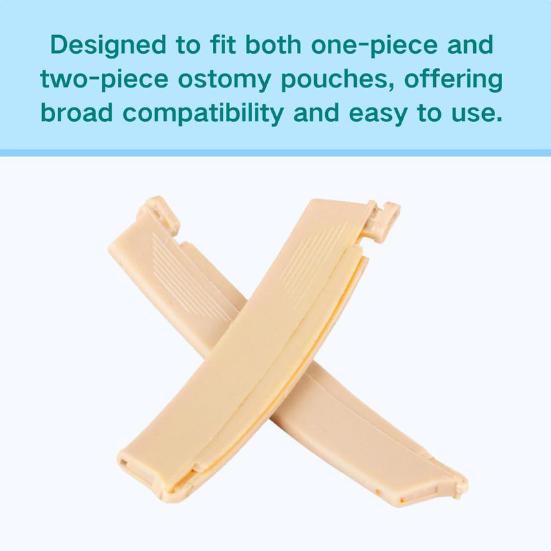 [Australia] - 10PCS Ostomy Bag Clips Drainable Pouch Clamps Tail Closure - Colostomy Supplies, Leak-Proof Tail Closure, Colostomy Sealing Clips, Ostomy Care Tools, Fistula Accessories 