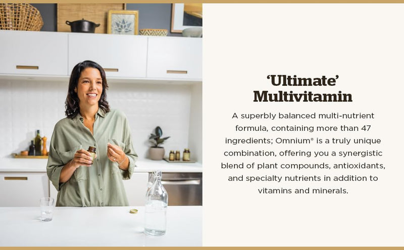 Solgar Omnium - 90 Tablets - Phytonutrient Complex + Multiple Vitamin & Mineral Formula - Non-GMO, Vegan, Gluten Free - 45 Servings