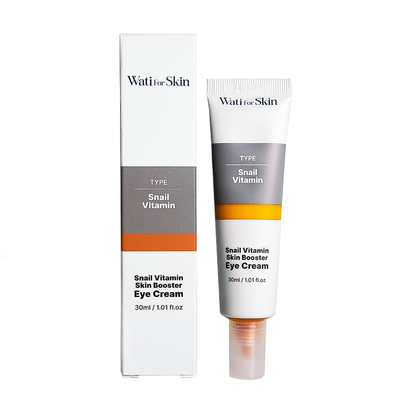 Snail Vitamin Skin Booster Eye Cream – Firming & Hydration for Delicate Eye Area – Vitamin-Enriched, Soothing, and Moisture-Locking Care, Korean Skin Care (30ml / 1.01 Fl Oz) Sanil Vitamin Skin Booster