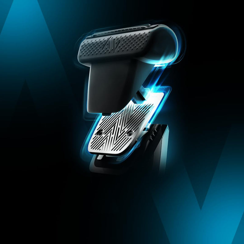 [Australia] - SHAV 2™ CutFree Intimate Razor for Men Waterproof Electric Trimmer Wet/Dry Hair Trimmer with Interchangeable Ceramic Blade Module, Body Groomer for Intimate and Body Hair Men's Care Razor 