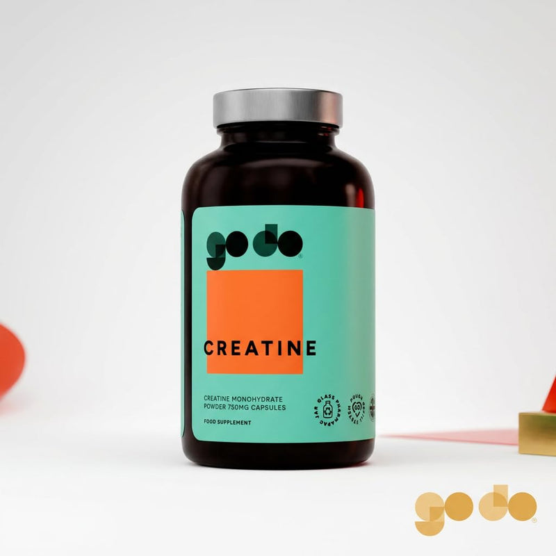 Godo Creatine Capsules for Women - Pure Creatine Monohydrate 3000mg Per Serving - Convenient Pills for Lean Muscle, Toning & Strength - 140 Vegan Capsules - 35 Day Supply - No Powder 140 count (Pack of 1)
