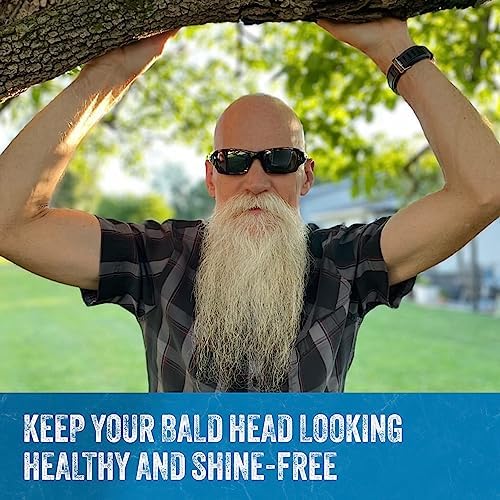 [Australia] - Mountaineer Brand All Natural Bald Head Moisturizer and After Shave Balm | Bald Head Care for Men | Non-Greasy Scalp and Face Lotion | Refreshing Natural Scent | Made in USA | Protect 2oz Step 4 - Moisturize 