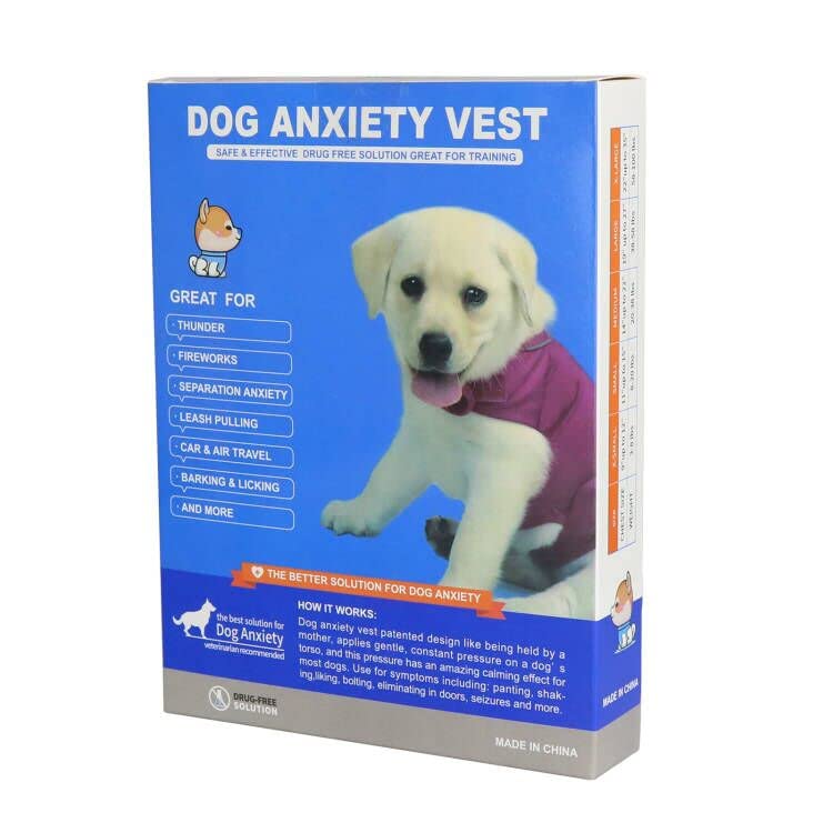 Dog Anxiety Vest, Anxiety Relief for Dogs, Dog Calming Coat (Rose S) Small Rose - PawsPlanet Australia