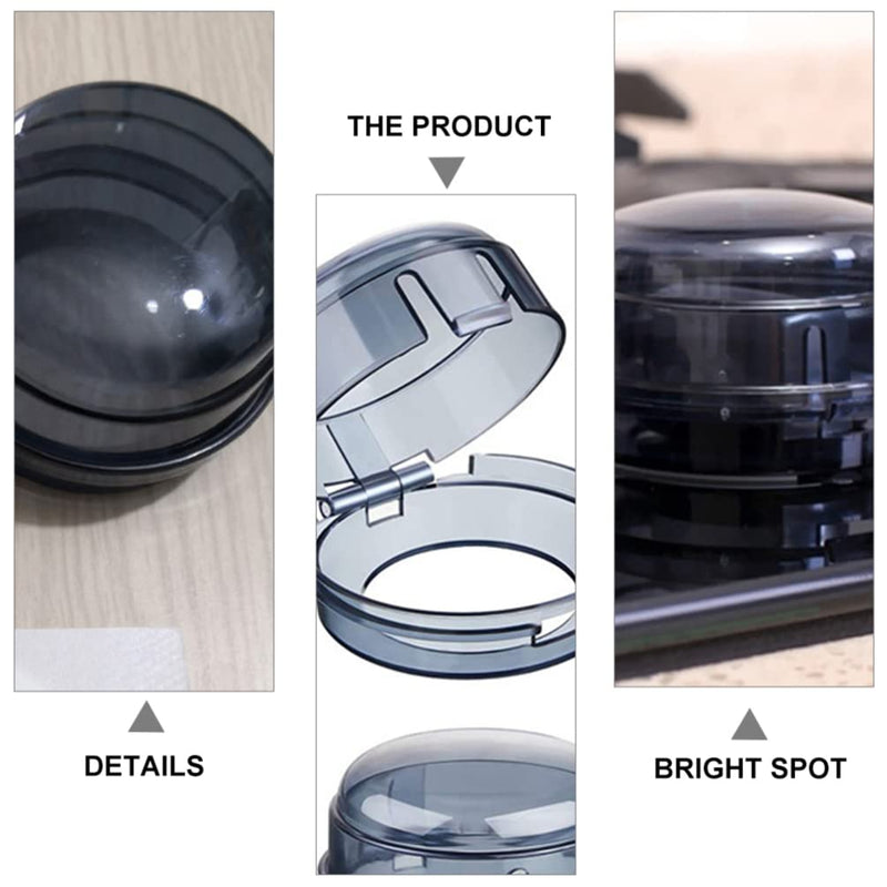 [Australia] - PATKAW 4pcs Stove Knob Covers Child Safety for Electric Stove Top Stove Baby Proof Safety Guards 