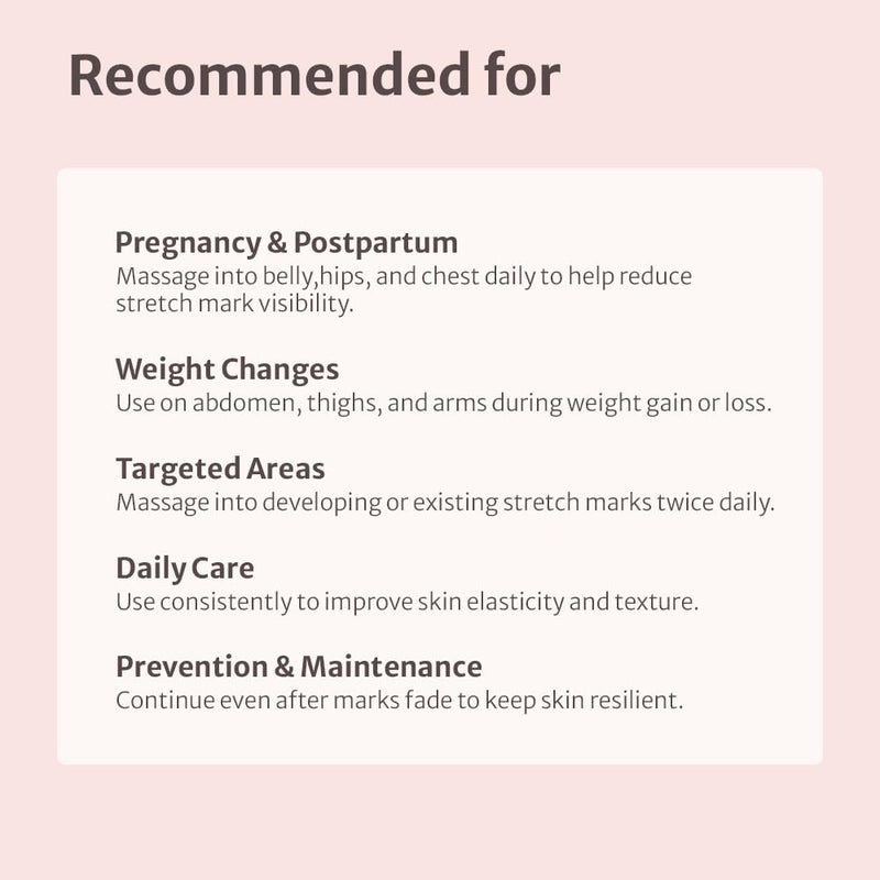 [Australia] - Pregnancy-Safe Advanced Stretch Mark Cream for Maternity - K-Beauty Elasticity Boost Formula with Panthenol & Allantoin - Clean & Vegan - 6.76 fl oz 
