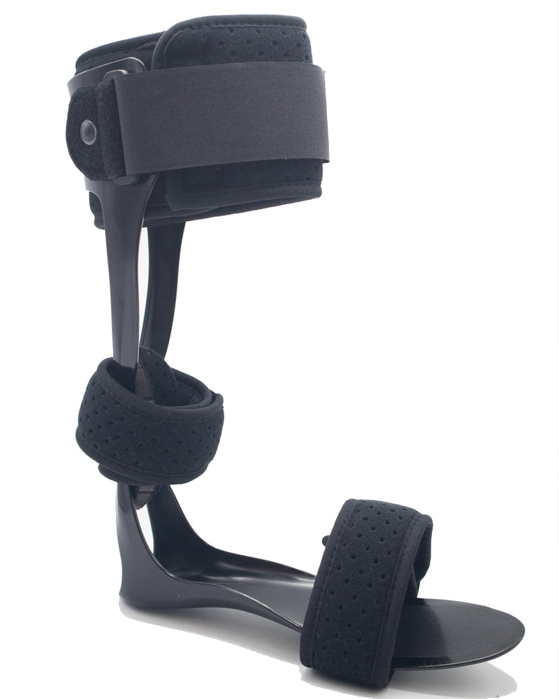 Medical AFO Drop Foot Brace, Ankle Foot Orthosis Support Foot Drop Postural Correction Brace (Left, Large) Left