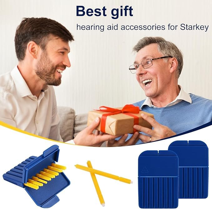 5pcs 1.5mm Starkey Wax Guard Filters New Packing Cleaning Tool Accessories Hearing Aid Wax Guard Filters for Starkey Hear Clear Hearing aid Filters (40 Filters) 40 count