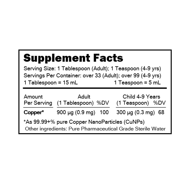 [Australia] - MediCOPPER® Plus Blood Booster True Colloidal Copper CuNP Nutritional Supplement - 500 mL in Clear Plastic Bottle 