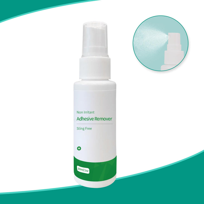 [Australia] - Adhesive Remover Spray, No-Sting Medical Adhesive Spray, Ideal for Ostomy Patients, Sensitive Skin and Bandage Removal, Low Residue, Quick Dry, Non-Sticky Formula 1 Pcs 