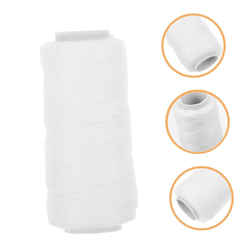 [Australia] - MAGICLULU 5 Rolls Facial Pulling Machine Cotton Thread Hair Epilator Thread Tool for Threading Hair Thread for Hair Removal Epilator Facial Thread Epilator Made of Winking Rope White 5.80X3.00X3.00CM 