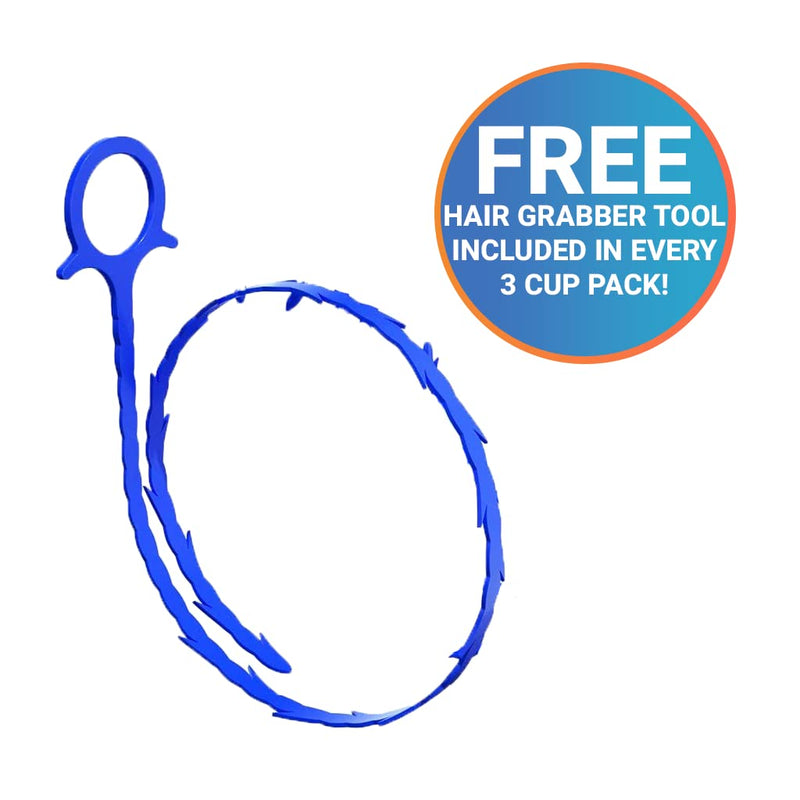 [Australia] - Drain Opener Powder | Hair Drain Clog Remover | Drain Cleaner For Toilets, Sinks, Tubs - Septic Safe | 3 Uses + Hair Snake 1 Pack 