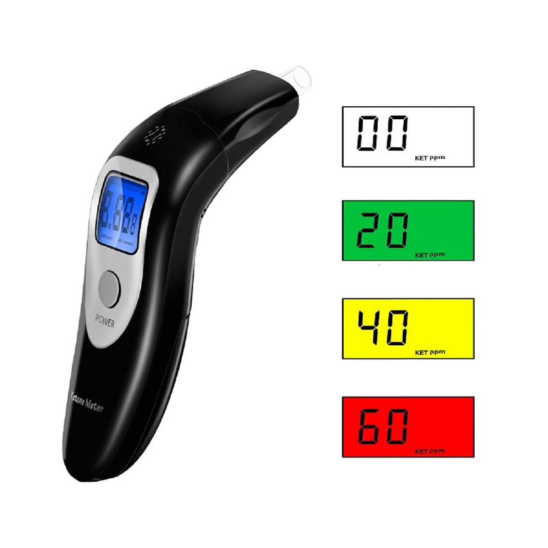 [Australia] - Ketone Breath Meter, Precise Keto Tester for Ketosis Monitoring with 10 Mouthpieces 