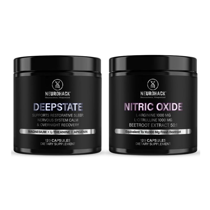 Recover & Perform Stack - Nitric Oxide + Magnesium Deepstate Sleep Formula
