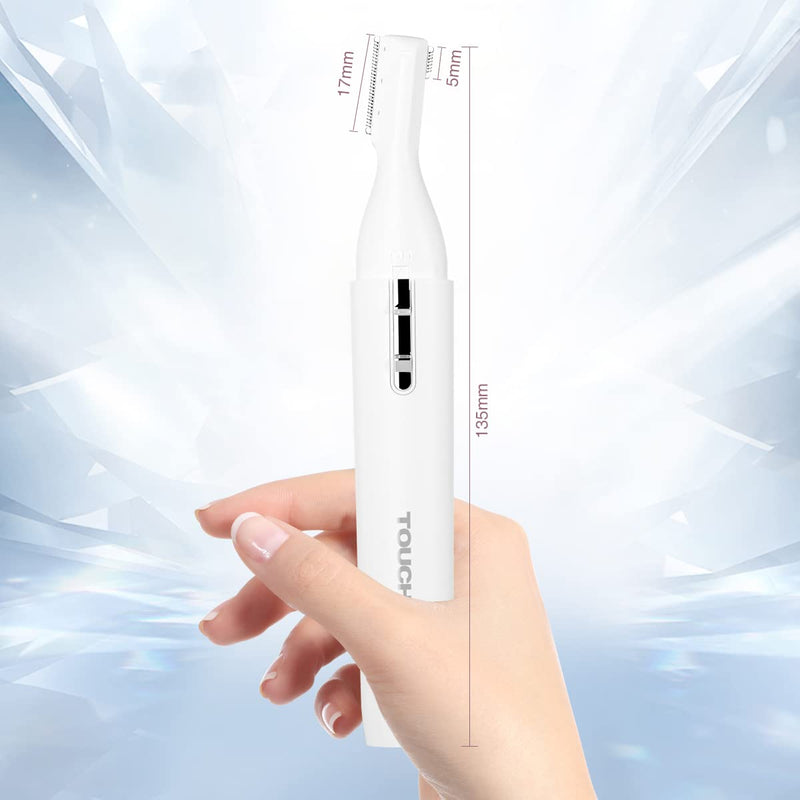 [Australia] - TOUCHBeauty Corrective Trimmer for Body and Face Electric Eyebrow Trimmer Handy Trimmer for Body and Face for Armpit Bikini Lips Chin Beige 