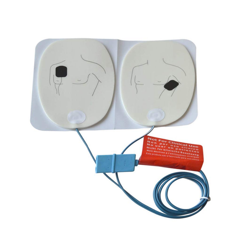 [Australia] - AED Trainer Pads Works with Manikin Only Without Pins in The Plug for Training Use Only,2 Pairs(Not for Clinical Use) 