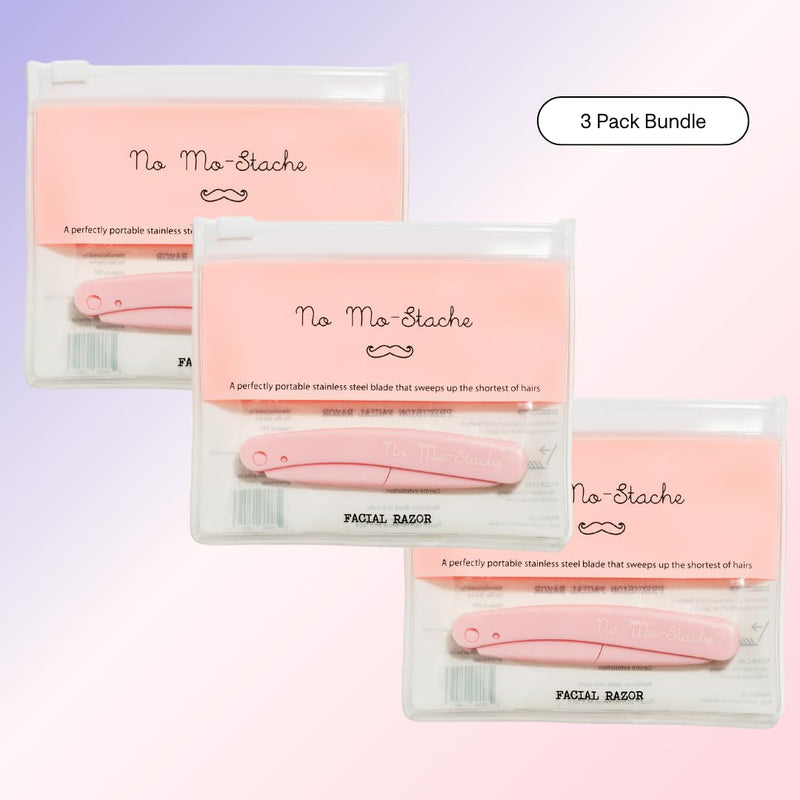 [Australia] - No Mo-Stache Facial Razor Bundle x 3 