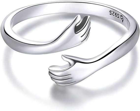 [Australia] - Helen de Lete Original Come to My Arm 925 Sterling Silver Adjustable Hug Ring 
